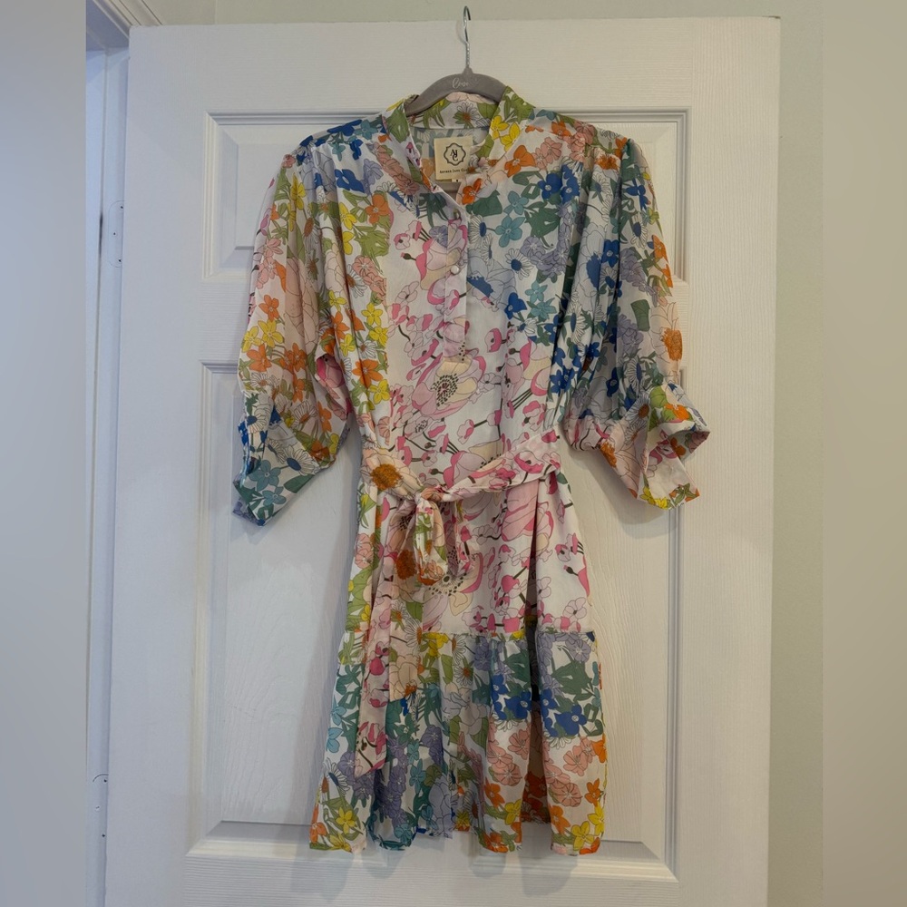 Arthur Jane Claire Floral Button-Up Dress